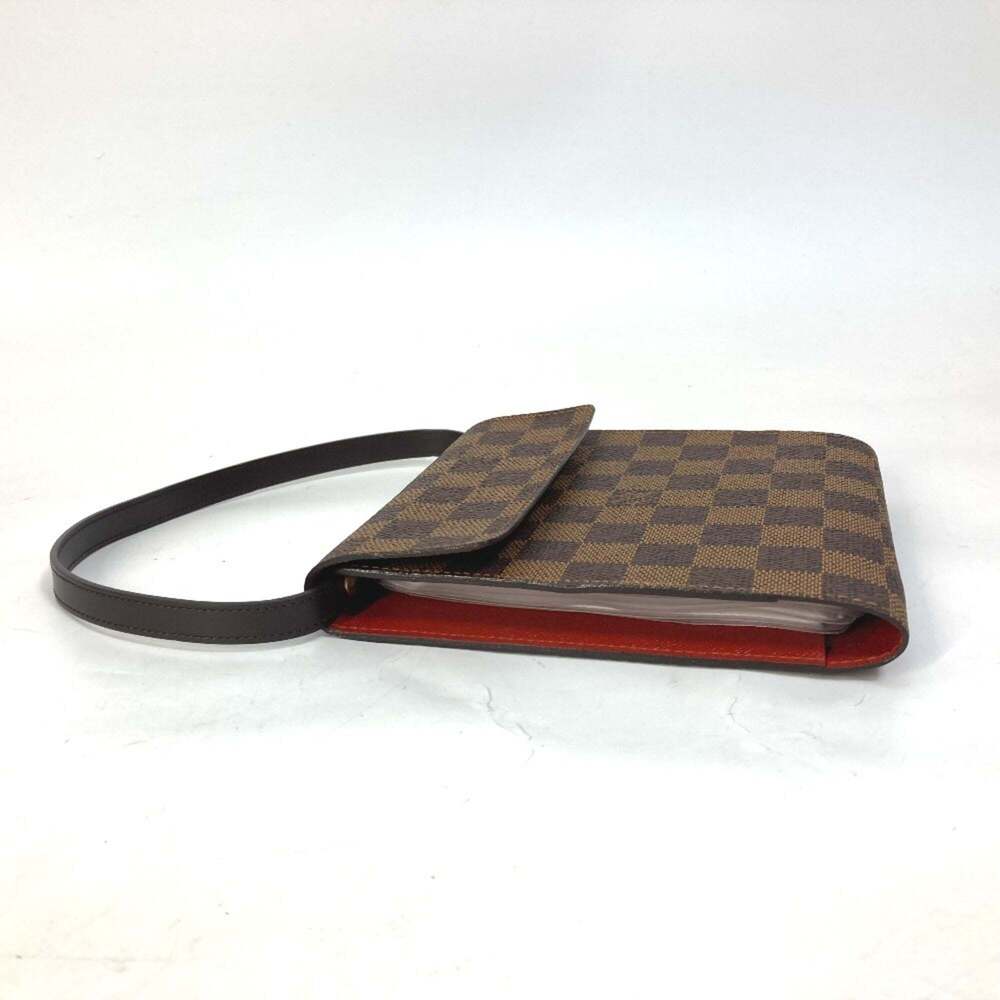 LOUIS VUITTON Authentic Brown Damier Canvas Pouch - Picture 4 of 16